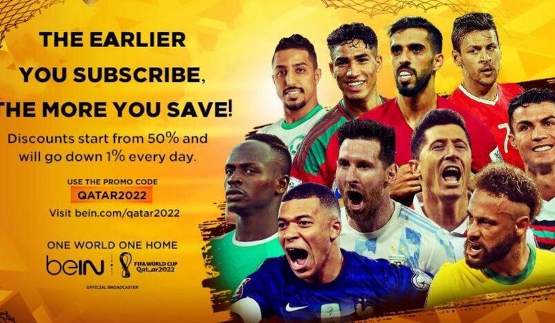 Take advantage of this offer to watch the FIFA World Cup Qatar 2022 Matches
